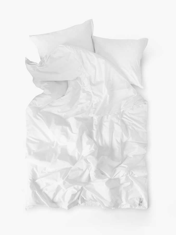 SPIRIT BETTBEZUG PERCALE - Pure White in der Gruppe Schlafzimmer / BETTDECKENBEZUG  bei Spirit of the Nomad International AB (10000c)