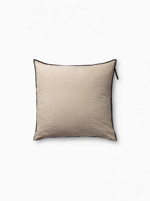 KISSENBEZUG GEWASCHENES LEINEN - Desert Beige 50x50 cm