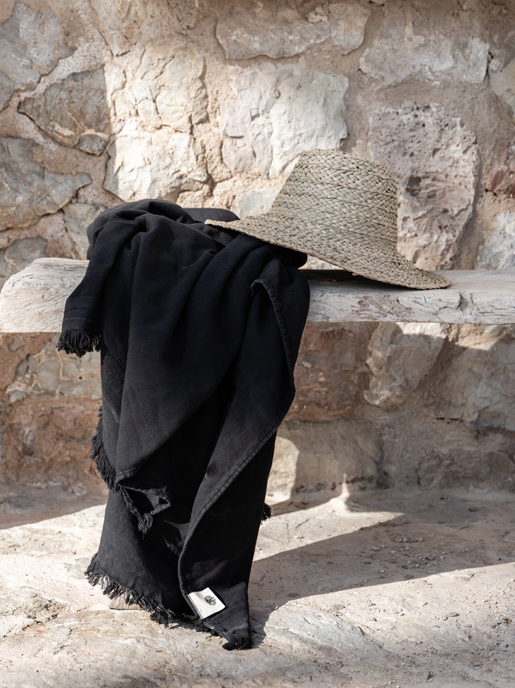 BEACH HANDTÜCHER - Lava Grey 100x176 cm