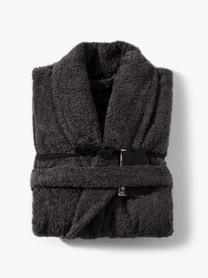 SPIRIT BADEMANTEL - Lava Grey