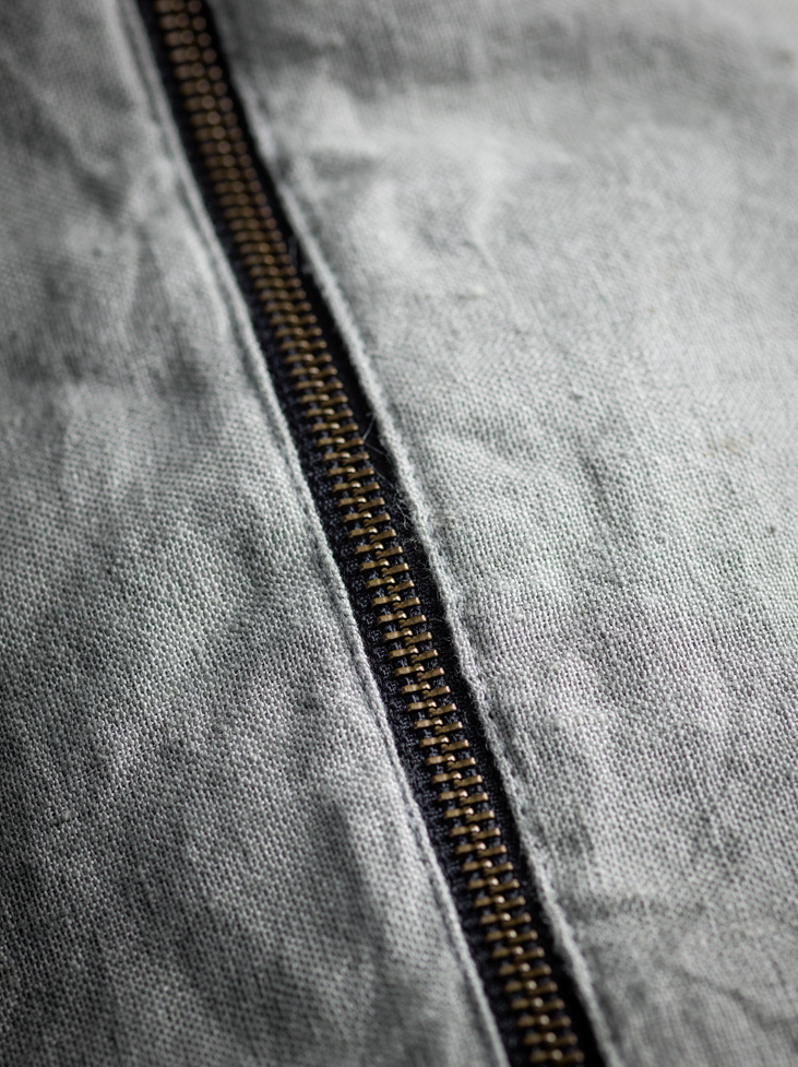 Spirit of the Nomad - Kissenbezug 100% Gewaschenes Leinen - Stone Greige